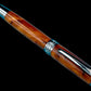 Exotic Thuya Burl Wood Highlander Black Titanium Fountain Pen, Artisan Handcrafted Writing Instrument. Converter, Ink, Sleeve & Box Included (ML-FP-0926-01) - HighlanderPen