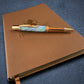 Red Gold “Sapphire Opal” Handmade Highlander Glasgow Ballpoint Pen