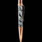 Rose Gold "Argentite" Handmade Glasgow Ballpoint Pen. One of a Kind, Handcrafted by Highlander Pen in CO. Box, Ink, & Sleeve Included. [ML-BP-1203-01]