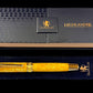 Gold “Mayan Gold” Handmade Acrylic Rollerball Pen, One of a Kind, Handcrafted in CO. Ink, Velvet Sleeve, and Pen Box Included, By Highlander Pen. [ML-RB-1201-02]