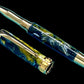 Handcrafted Luxury Gold Rollerball Pen, One of a Kind, Handmade in Colorado with Premium Hardware. Ink, Velvet Sleeve, and Pen Box Included. - HighlanderPen