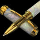 Handcrafted “Mystic Opal” | Gold Rollerball Pen | By Highlander | The Perfect Gift