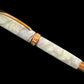 Abalone Opal | Red Gold Fountain Pen | Handcrafted by Highlander