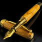 Exotic Bethlehem Olivewood | Gold Fountain Pen | Handcrafted Gift |  No Bleed Journal And Ink Included