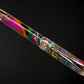 Rose Gold Rollerball Pen, Artisan Handcrafted Writing Instrument. Handmade with Custom Hardware in CO. One of a Kind. "Crazy Colors" - HighlanderPen