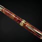 “Copper on Fire”, One of a Kind Gold SKYE, Handmade Custom Acrylic Rollerball Pen. Artisan Rare & Unique, Completely Handcrafted  in Co, USA - HighlanderPen