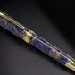 Purple and Gold Swirl, One of a Kind, Gold Handmade Custom Rollerball Pen. Artisan Rare & Unique, Completely Handcrafted in Co, USA - HighlanderPen