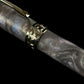 Mystic Opal| Black Titanium Fountain Pen | Handcrafted by Highlander