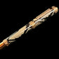 Authentic Reticulated Python Red Gold Highlander Fountain Pen