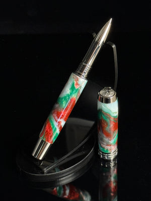 “Italian Grand Prix” Black Titanium Rollerball Pen
