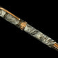 Smoky Quartz | Red Gold Fountain Pen | Elegant Writing Gift
