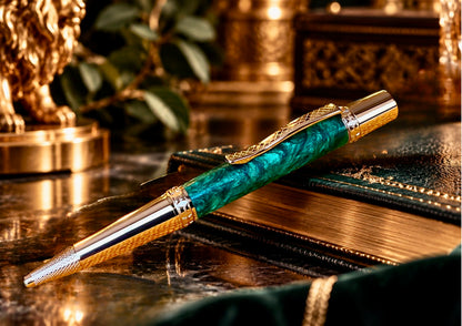 Eternal Emerald | Red Gold Ballpoint Pen