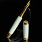 Bespoke “Jade" Resin Gold Fountain Pen - Memorable Gift