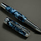 “Black And Pearl” Black Titanium Rollerball Pen, Artisan Handcrafted Writing Instrument. Handmade with Custom Hardware in CO. One of a Kind. - HighlanderPen