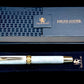 Elegant “Pearly Opal” Acrylic Handcrafted Gold Rollerball Pen, One of a Kind, Handmade in Colorado. Ink, Velvet Sleeve, & Pen Box Included. - HighlanderPen