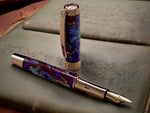 Whimsical “Purple Copper” Rose Gold Fountain Pen, Artisan Handcrafted Writing Instrument. Simple to Use. Handmade in CO USA. One of a Kind - HighlanderPen