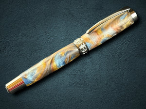 Blue Steel | Black Titanium Rollerball Pen by Highlander