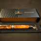 Handcrafted Exotic Thuya Burl Black Titanium Rollerball Pen - “The Perfect Gift”