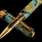 Handcrafted “Turquiose Gold” | Gold Rollerball by Highlander - A Lasting Gift