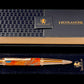 Rose Gold "Dragon Skin" Handmade Glasgow Ballpoint Pen. One of a Kind, Handcrafted by Highlander Pen in CO. Box, Ink, & Sleeve Included. [ML-BP-1130-02]