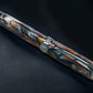 Bengal Tiger, One of a Kind Black Titanium Handmade Fountain Pen. Artisan Rare & Completely Custom, Handcrafted in Colorado, USA. - HighlanderPen