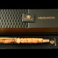 Exotic Moroccan Thuya Burl Wood | Red Gold Rollerball Pen | Highlander Rare Wood Pen Collection