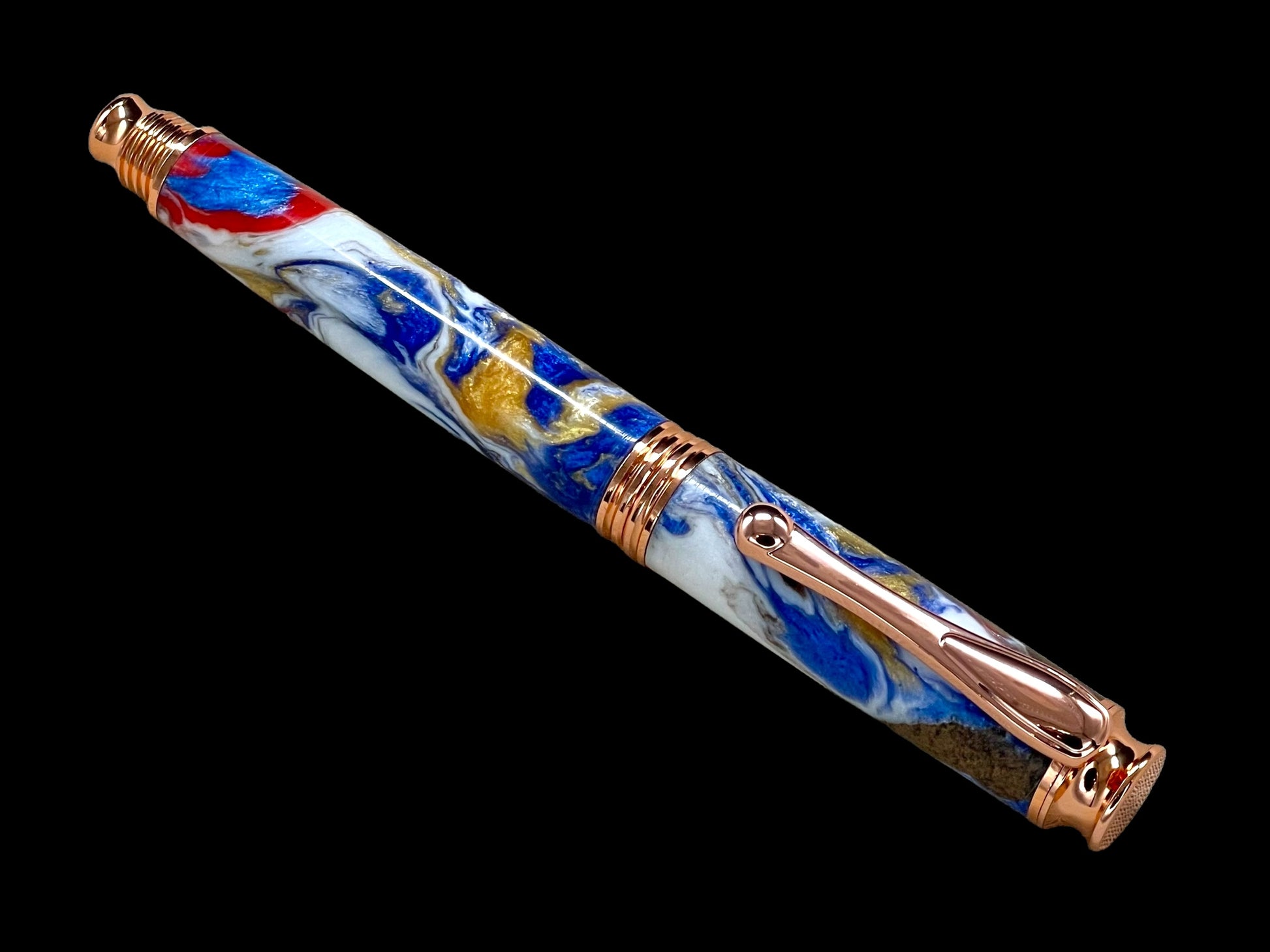 New Whimsical & Colorful, Luxury Handmade Copper Fountain Pen By Highlander Writing Instruments - HighlanderPen