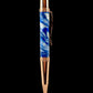 Rose Gold "Wintermint" Handmade Glasgow Ballpoint Pen. One of a Kind, Handcrafted by Highlander Pen in CO. Box, Ink, & Sleeve Included. [ML-BP-1202-02]