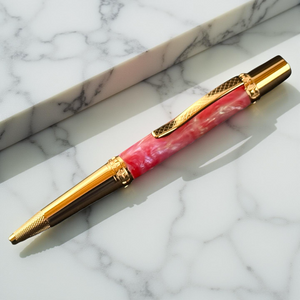 Rose Opal | Red Gold Ballpoint Pen | Glasgow Collection
