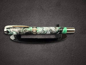 Highlander “Artemis” Black Titanium Custom Fountain Pen