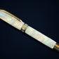 Bespoke “Sapphire Opal” Black Titanium Rollerball Pen - A Gift To Be Admired For Years To Come