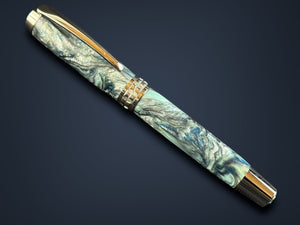 Handmade “Atlas” | Highlander Rollerball Pen in Black Titanium. The Perfect Gift Does Exist