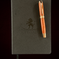 Exotic Bloodwood | Red Gold Rollerball by Highlander | Artisan Handcrafted Gift
