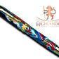 Whimsical “Color Explosion” Handcrafted Gold Rollerball Pen, One of a Kind, Handmade in Colorado. Ink, Velvet Sleeve, and Pen Box Included. - HighlanderPen