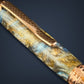 Highlander “Blue Steel" Red Gold Ballpoint Pen - Handmade Luxury Gifts From Colorado