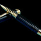 Exotic Gaboon Ebony Wood~Highlander Handmade Gold Rollerball Pen, One of a Kind, Handcrafted in CO. Ink, Velvet Sleeve, and Pen Box Included. (ML-RB-0926-02) - HighlanderPen