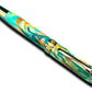 Whimsical “Italian Sorbet” Handcrafted Gold Rollerball Pen, One of a Kind, Handmade in Colorado. Ink, Velvet Sleeve, and Pen Box Included. - HighlanderPen