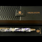 Whimsical Purple | Black Titanium Fountain Pen | Handcrafted by Highlander