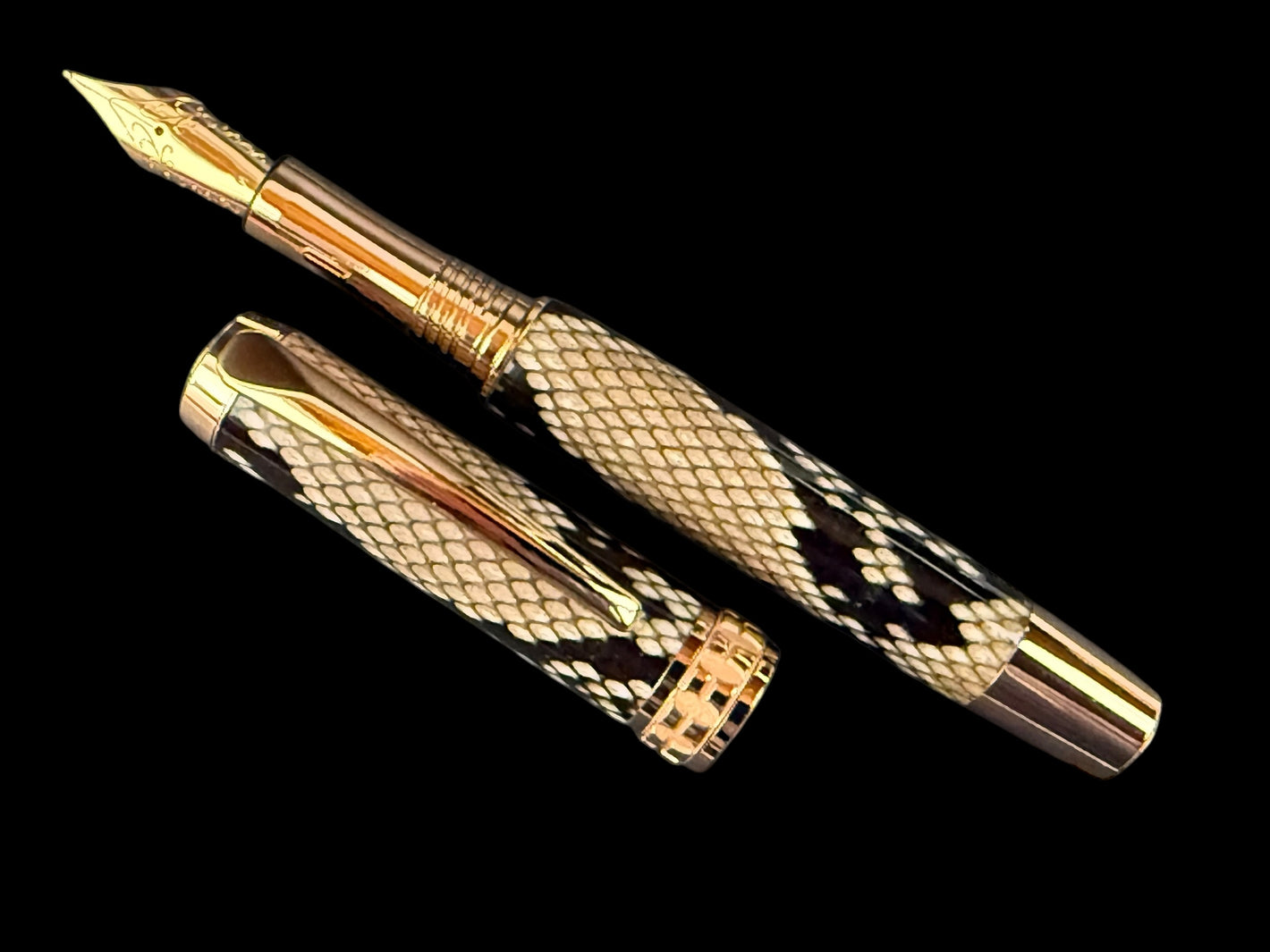 Custom Reticulated Python Pens