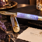 Amethyst Opal | Gold Rollerball Pen | Handcrafted in Colorado