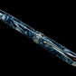 “Black And Pearl” Black Titanium Fountain Pen, Artisan Handcrafted Writing Instrument. Simple to Use. Handmade with Custom Hardware in Colorado. One of a Kind. - HighlanderPen