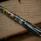 Elegant "Swirling Metals" Black Titanium Rollerball Pen, Artisan Handcrafted Writing Instrument. Handmade Custom in CO. One of a Kind. - HighlanderPen