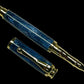 New Elegant Night Sky, Handmade Luxury Gold Rollerball Pen By Highlander Writing Instruments - HighlanderPen