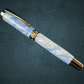 Amethyst Opal | Black Titanium Highlander Fountain Pen | An Elegant Gift