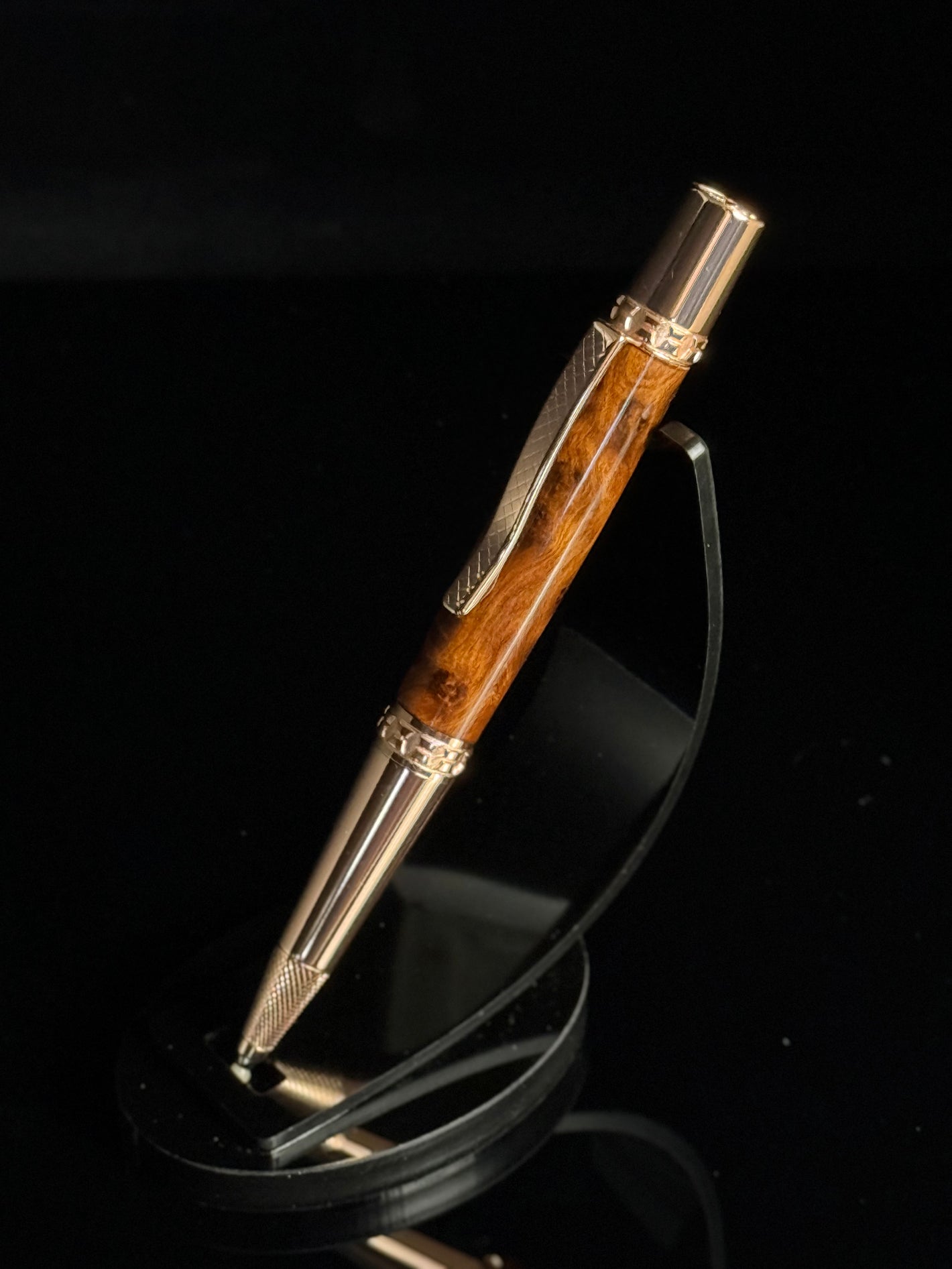 Exotic Thuya Burl Wood Ballpoint Pen - Perfect Gift