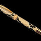 Authentic Reticulated Python Red Gold Fountain Pen 0226