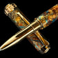 Dragon Skin | Red Gold Rollerball Pen | Handcrafted | A Striking Gift