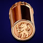 Red Gold “Zeus” | Handmade Highlander Glasgow Ballpoint Pen. The Perfect Gift for the Writing Enthusiast.