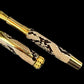 Authentic Reticulated Python Gold Fountain Pen [ML-FP-0220-02]