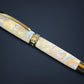 Handcrafted “Mystic Opal” | Black Titanium Fountain Pen by Highlander. Perfect for the Writing Enthusiast